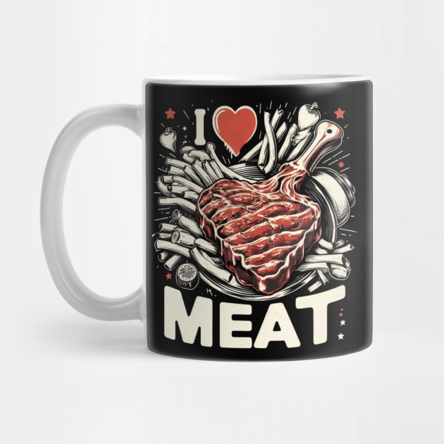 I Love Steak by BukovskyART